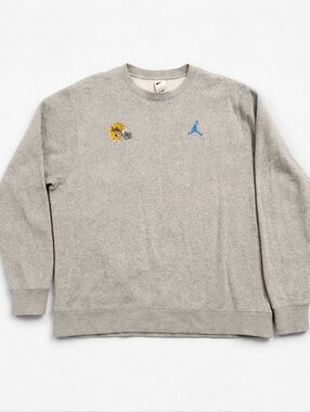Nike Jordan UCLA Bruins Crewneck Sweatshirt Gray XL Like New
